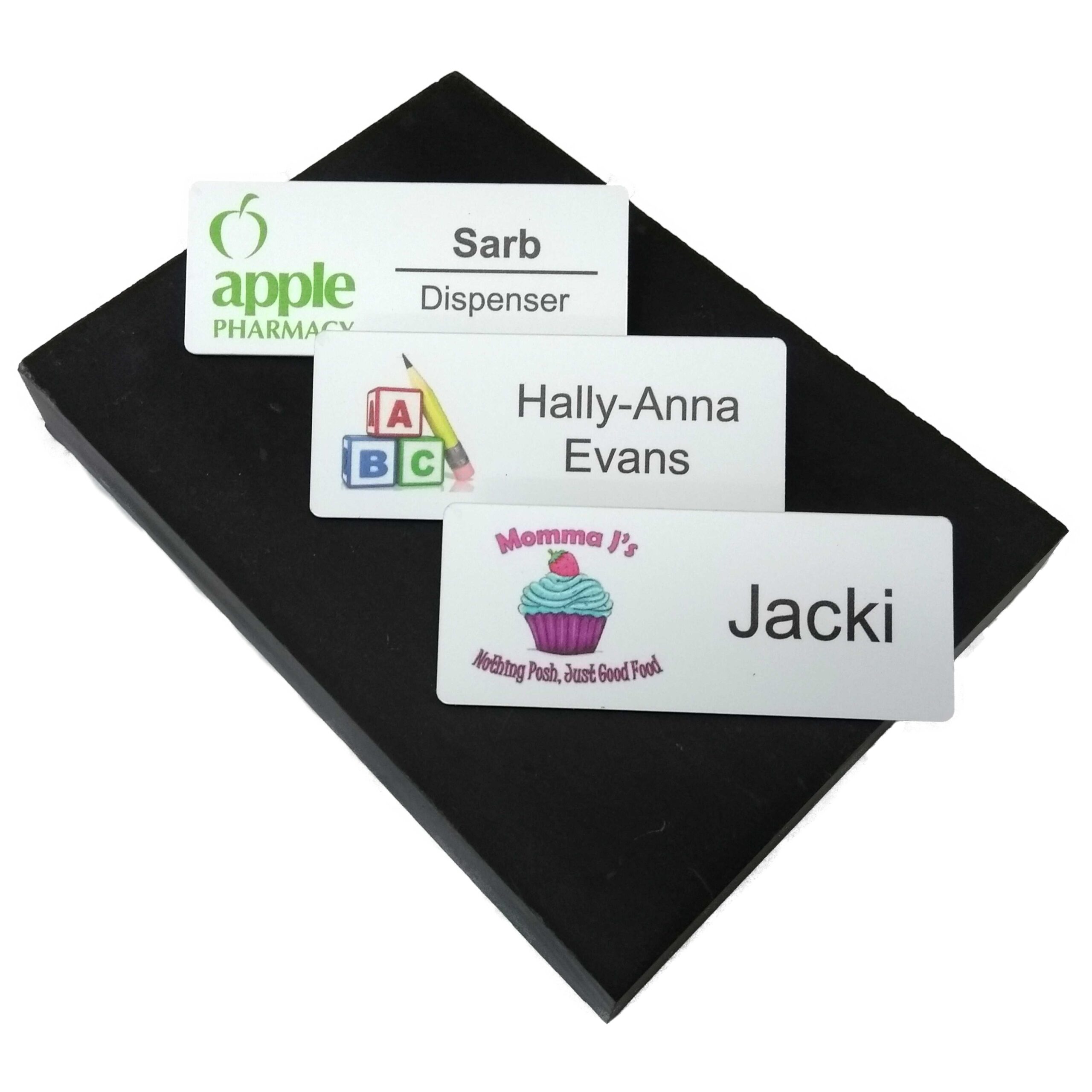 Printed Name Badge SJS Laser